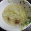 クックTW1J61☆'s cooksnap of when they made なめことキャベツのスープ.