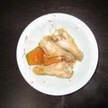 はちはちこ８'s cooksnap of when they made 鶏手羽元と南瓜のにんにく醤油煮.