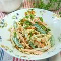 かおりかざり's cooksnap of when they made 胡麻味噌バタータルタルの牛蒡サラダ♡.