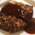 mogumogu5's cooksnap of when they made 肉汁ジューシー！簡単ハンバーグ！.