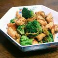 chan子's cooksnap of when they made ササミとブロッコリーの炒め物.