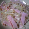 K/S's cooksnap of when they made もやしとハムのごま油和え.