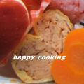 しおりのテーマ's cooksnap of when they made ピンク色が可愛いハートの卵焼き.
