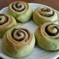 もリンゴ's cooksnap of when they made まきまき抹茶アンパン（ＨＢ使用）.