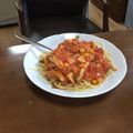 いわともさん's cooksnap of when they made 絶品♪幸せトマトクリームパスタ♡.
