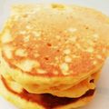 たぬきーまうす's cooksnap of when they made 裏技☆ふわっふわﾎｯﾄｹｰｷ.