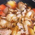 かなたそ。's cooksnap of when they made 肉じゃが(豚肉version).