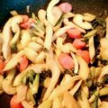 kam嫁's cooksnap of when they made ウインナーとセロリの炒めもの.