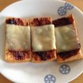 ankoco's cooksnap of when they made ☆簡単！厚揚げの味噌チーズ焼き.