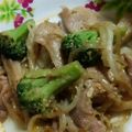 とりっぴぃた's cooksnap of when they made ブロッコリーと豚コマの炒めもの.