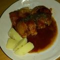 だいこんちびぶ's cooksnap of when they made 鶏もも肉のソテー！簡単赤ワインデミソース.