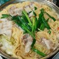 M130018's cooksnap of when they made 節約！ラーメンの素でとんこつ醤油鍋.