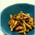 まなげ★'s cooksnap of when they made エリンギとベーコンのバターしょう油炒め❀.