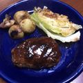 クックヨネ坊's cooksnap of when they made ◆簡単♡絶品肉汁美味しいハンバーグ◆.