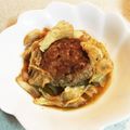 しげマル's cooksnap of when they made 肉団子とキャベツのコトコト煮込み.