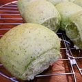 あやにゃん。's cooksnap of when they made 小松菜のふわふわ食パン.
