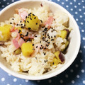 ＊marble＊'s cooksnap of when they made さつま芋とベーコンの旨炒めごはん.