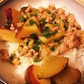 Tanky's cooksnap of when they made さつま芋の麻婆丼.