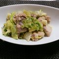 クックRYTDC4☆'s cooksnap of when they made ☆鶏肉とキャベツの葱塩炒め☆.