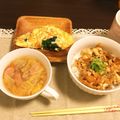 komugiko4's cooksnap of when they made ほうれん草とハムのチーズオムレツ.