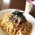 クックXR5HN8☆'s cooksnap of when they made 簡単！和風ツナマヨと大根おろしのパスタ.