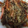 whiterose8's cooksnap of when they made 常備菜に！簡単きんぴらごぼう☆.