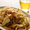3life's cooksnap of when they made 我が家の焼きうどん.