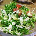 チョイコ's cooksnap of when they made 豆苗と鶏ササミのオリーブオイルサラダ.