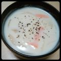 ayaly＊'s cooksnap of when they made 味噌汁リメイク♡ほっこりポタージュ♡.