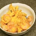 クックK6TSGA☆'s cooksnap of when they made 包丁＆まな板不要！むきエビのピカタ.