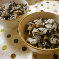 sumirenore's cooksnap of when they made 簡単☆ごぼうとひじきのピラフ風混ぜご飯.