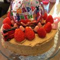 miburaun's cooksnap of when they made ◆チョコ生◆チョコシフォンケーキ◆.