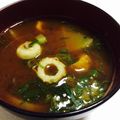 a_mi♡'s cooksnap of when they made あったまる〜♪大根と竹輪の赤みそお味噌汁.