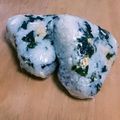 westerly's cooksnap of when they made わかめとたまごの彩りおにぎり★.