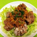 ３匹の大ぶたママ's cooksnap of when they made シェフ直伝！食べるラー油入り油淋鶏ソース.