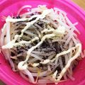 ゆき＆とわ's cooksnap of when they made ３分でもう１品☆簡単レンチンもやし.