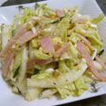 ハナレ's cooksnap of when they made 混ぜるだけ☆白菜のマスタードマヨサラダ.