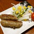 feleza's cooksnap of when they made レモンとパセリの手作りソーセージ.