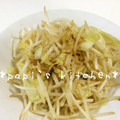 papikun's cooksnap of when they made もやしとキャベツのかき玉炒め.