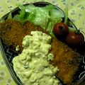 九曜（クヨウ）'s cooksnap of when they made ノルウェーサーモンフライ・タルタル添え.