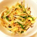 ゆっちしゅ〜's cooksnap of when they made 豚肉と卵で簡単鶏ガラ炒め！.