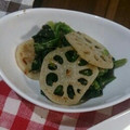 SOLARIKU's cooksnap of when they made 簡単！ほうれん草とレンコンのごまあえ.