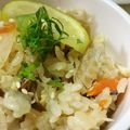 Kisae's cooksnap of when they made あじの香味炊き込みご飯.