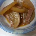 ルナムン's cooksnap of when they made 絶品☆大根とベーコンの煮物.