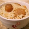 ☆冬蜜☆'s cooksnap of when they made 余った甘露煮で栗ご飯.