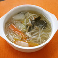 pinoko0408's cooksnap of when they made 簡単！白菜ともやし キクラゲの中華スープ.