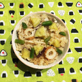 なつき☆ミ's cooksnap of when they made 秋の味覚☆きのことお芋の炊き込みご飯.