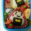 ☆ゆかねえさん☆'s cooksnap of when they made 節分＊赤鬼ウインナーのキャラ弁.