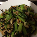 ピピピーチ's cooksnap of when they made 栄養たっぷり！ひき肉と小松菜とひじき炒め.