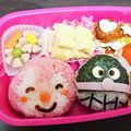 ムッチムチ's cooksnap of when they made ＊キャラ弁＊詰めるだけ簡単バイキンマン♪.